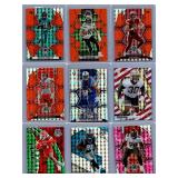 Mosaic Parallel Color Lot - Nine Card Lot