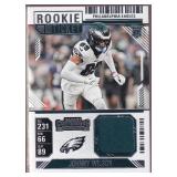 Johnny Wilson Eagles RC Jersey Cards - Two