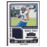 Puka Nacua RC Jersey Card