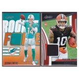 Quinn Ewers and Quinshon Judkins Rookie Jersey Cards