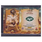2021 Playoff Zach Wilson RC Jersey Card