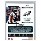A.J. Brown Inserts and Parallels - Six Card Lot