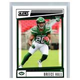 Breece Hall Rookies and Inserts - Six Card Lot