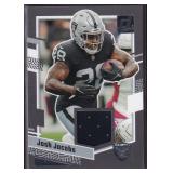 2023 Donruss Threads Josh Jacobs Jersey Card