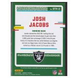 2023 Donruss Threads Josh Jacobs Jersey Card