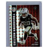 Josh Jacobs Inserts - Eight Card Lot