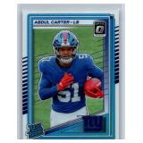 Abdul Carter Rookies and Insert - Five Card Lot