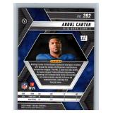 Abdul Carter Rookies and Insert - Five Card Lot