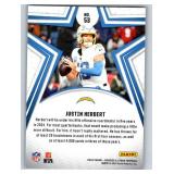 Justin Herbert Inserts and Base - Ten Card Lot