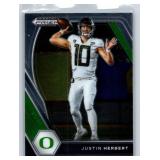 Justin Herbert Inserts and Base - Ten Card Lot