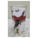 Hazel-Atlas Glass Company Pitcher and 6 Glasses. These glasses feature the "Pheasants" pattern, produced roughly 1950