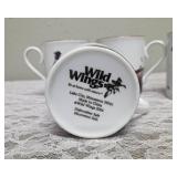 Four "Wild Wings" Ring-Necked Pheasant coffee mugs.
