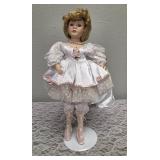 Vintage "Cinderella" collectible porcelain doll and Princess Diana collectible from the 1998 Manorville porcelain Collection.
