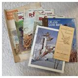 Misc. magazines and a 1941 Hunting Guide for Minnesota.  Fur-Fish-Game is the name of some of the vintage magazines.