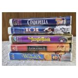 Nineteen - vintage Walt Disney "Masterpiece" VHS tapes.  The VHS tapes have not been tested.