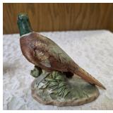 Three - Vintage Ceramic Ring Necked pheasant figurines most likely from the HOMCO company.