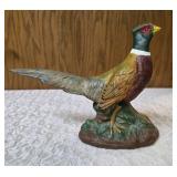 Three - Vintage ceramic Ring Necked pheasant figurines most likely from the Enesco or Napco in Japan during the mid 20th century.