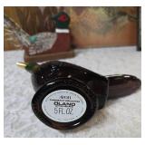 Wild-life themed baseball cap, Avon Pheasant Decanter, 3-D Wall Art Shadowbox featuring a pheasant in natural setting, Welcome Friends Wooden Plaque, Handcrafted Napkin or mail holder.
