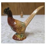 Vintage Rosemeade ceramic bird figurines that are salt and pepper shakers.  These figurines were made in Wahpeton ND by Rosemeade Pottery.