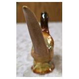 Vintage Rosemeade ceramic bird figurines that are salt and pepper shakers.  These figurines were made in Wahpeton ND by Rosemeade Pottery.