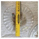 Three pheasant plates "Handmade from Window Glass" by Ruby May of Bertha MN.