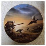 Terry Redland "Prairie Skyline" Plate Holder in box.  Terry Redland Collector Plate "Evening Surprise" and  " Some Things Never Change" Collector Plate by Artist Linda Picken.