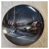 Three Terry Redland Collector Plates in boxes.   "Prairie Skyline",  "Evening with Friends", and "Rusty Refuge III".