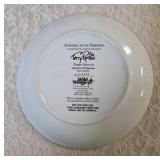 Three Terry Redland Collector Plates in boxes.   "Prairie Skyline",  "Evening with Friends", and "Rusty Refuge III".