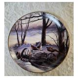 Three Terry Redland Collector Plates in boxes.   "Prairie Skyline",  "Evening with Friends", and "Rusty Refuge III".