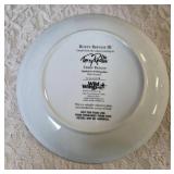 Three Terry Redland Collector Plates in boxes.   "Prairie Skyline",  "Evening with Friends", and "Rusty Refuge III".
