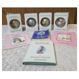 Peter Rabbit Books and Christmas Ornaments.