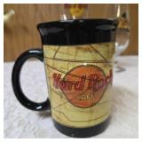 Glasses and mugs from Hard Rock Café and Misc. Shot glasses.