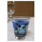 Glasses and mugs from Hard Rock Café and Misc. Shot glasses.