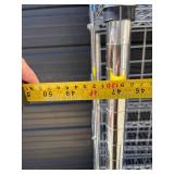 MSRP $2,500 – Metro Enclosed Wire Storage Cart, 5 Adjustable Shelves, Locking Casters w/ Bumpers, 78in Mobile Unit, Heavy Duty Steel Organizer for Warehouse Shop Garage Inventory Storage - Like New
