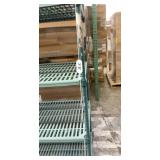 MSRP $2,500 – Metro Super Erecta Pro Cart, 5 Shelves w/ Removable Polymer Mats, Microban Antimicrobial, 800 lb Capacity Per Shelf, 87in H Mobile Unit w/ Locking Casters, Heavy Duty Storage for Wareh