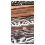 MSRP $2,500 – Metro Super Erecta Pro Cart, 5 Shelves w/ Removable Polymer Mats, Microban Antimicrobial, 800 lb Capacity Per Shelf, 87in H Mobile Unit w/ Locking Casters, Heavy Duty Storage for Wareh