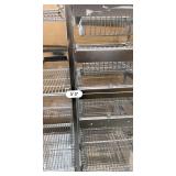 MSRP $3,500 – Amcart PAR System Storage Cart, 7 Basket + 3 Slide-Out Shelves w/ Smooth Metal Glide Tracks, High Density Inventory System, Dual Side Mobile Organizer, 60in x 38in Unit on Casters for 