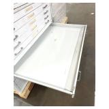 MSRP $12,000 – (3) Mayline/Safco Flat File Storage System, 15 Drawer Oversize Blueprint Map Cabinet Set, Heavy Duty Steel Drafting Files For Engineers Print Shops - See Pics For Exterior Condition *