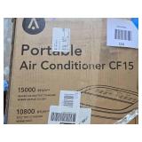 Garvee 15000 BTU Portable AC Unit 3-in-1 Remote Control Fan Dehumidifier 24 Hour Timer Silent Mode Fast Cooling for Room Bedroom Office RV 800 Sq Ft (Box is Open and in Rough Shape we Did Not remove I