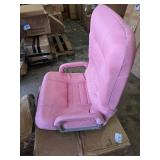 Gaming Floor Chair w/ 360-Degree Swivel, Armrest, Adjustable Backrest, Pink