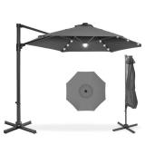 360 Rotating Cantilever Offset Patio Umbrella - 10ft, Gray