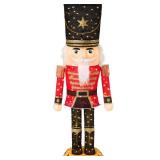 Pop Up Christmas Nutcracker w/150 LED Lights for Outdoor, Indoor, 5ft