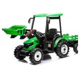 Kidsera 24V Kids Ride on Tractor & Front Loader, 3 In1 Tractor 4-Gearbox 24volt Dual Motors Metal Frame, 24V Ride on Toys for Big Kids, Power Wheels Kids Electric Vehicles (Similar to One Shown Unsure