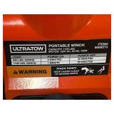 Ultra-Tow Portable Electric Winch, 120V, 1100-Lb. Horizontal and Vertical Capacity, Steel Cable, Brushless Motor MSRP $224.99