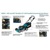 MAKITA 40V max XGT Brushless Cordless 21 in. Walk Behind Self-Propelled Commercial Lawn Mower Kit (4.0Ah) MSRP $999