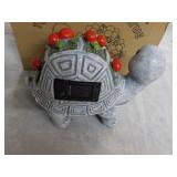Solar Turlte Resin Statue...