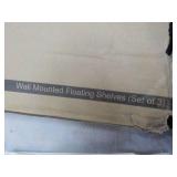 Wall Mounted set of 3 Floating Shel...