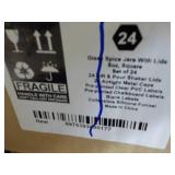 Set of 24 Spice 8oz Jars and Labels...
