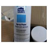 12 cans Project Source Gloss White ...