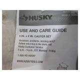 Husky Set of 4 Casters 5" x 2"...